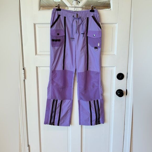 NWT free people moonbeam track pant summer lilac lavender purple - Picture 3 of 8